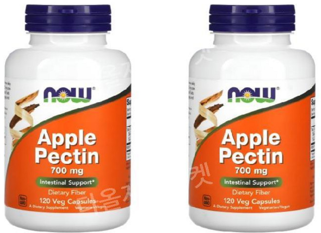 나우푸드 팩틴 사과펙틴 프리바이오틱 프리바이오틱스 PREBIOTIC PECTIN 700mg 120정 2개