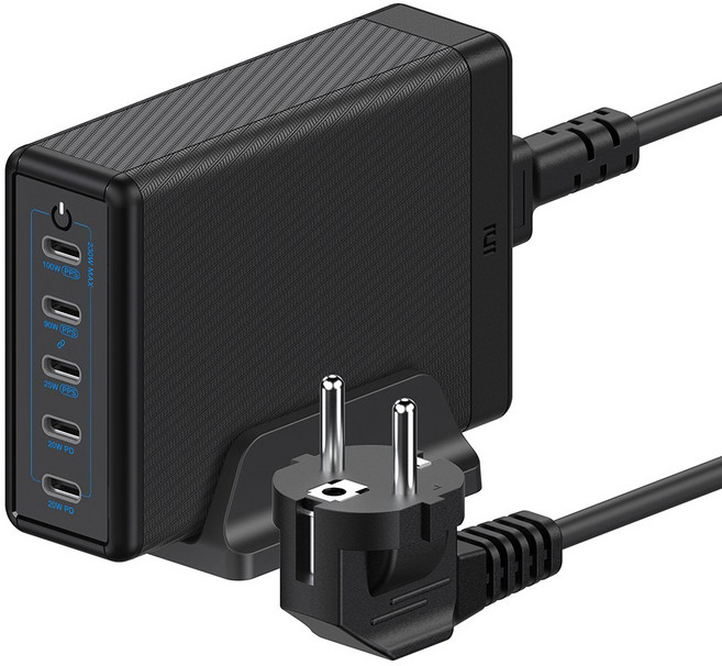 아트뮤 USB PD 230W PPS GaN 접지 멀티 초고속 충전기 GE610, GaN접지충전기230W-GE610블랙, 1개