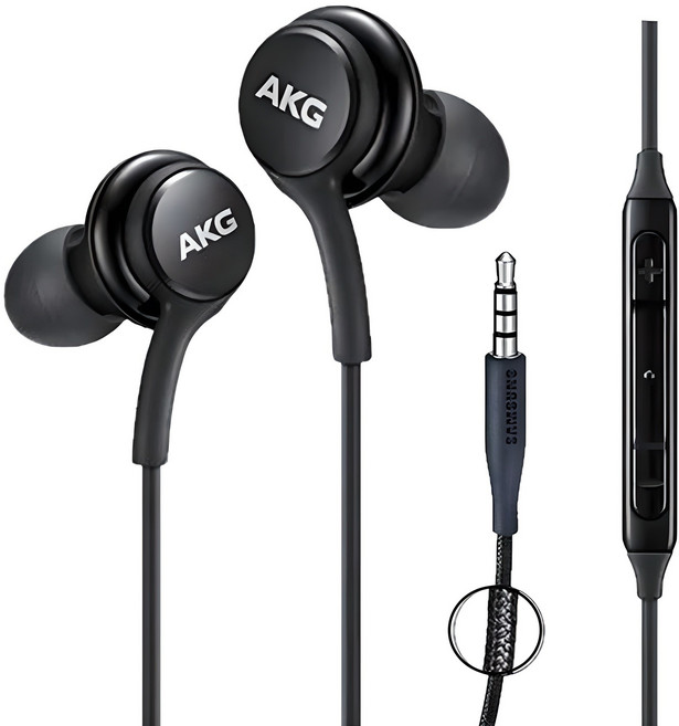 삼성 AKG 유선이어폰 정품 갤럭시 S8 S9 S10 노트 8 노트 9, 블랙