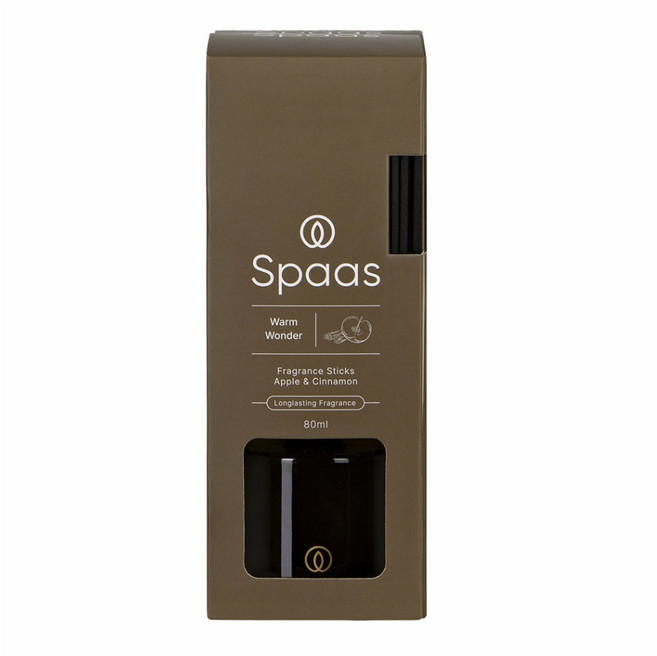 스파스 에센셜 디퓨저, 1개, 80ml, apple & cinnamon