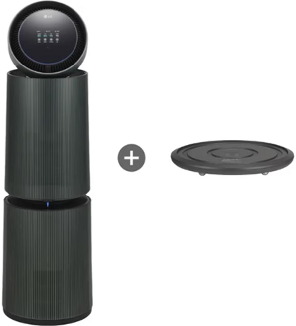 LG 퓨리케어 AI+ 360도 공기청정기 31평~40평 AS356NGMAM (방문 자가 설치 배송), 방문설치 그린