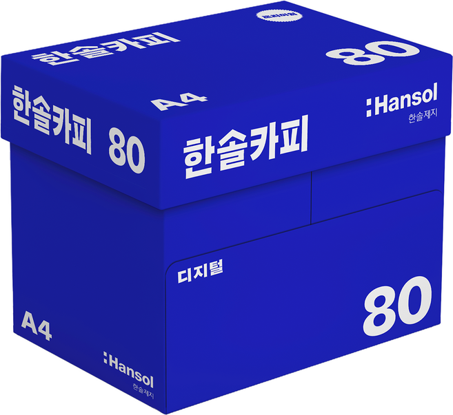한솔카피 복사용지 80g, A4, 2500개