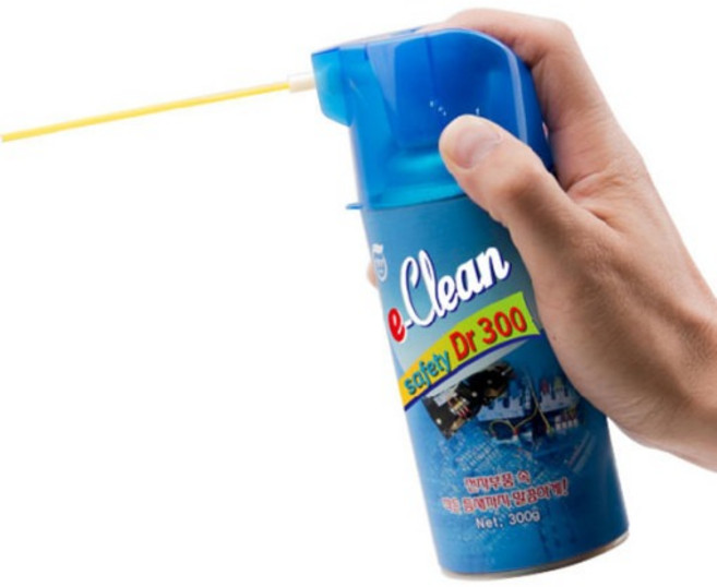 이클린 DR-300 그래픽카드 청소 먼지제거 클리너 전자기기 컴퓨터 배전반 청소, 1개