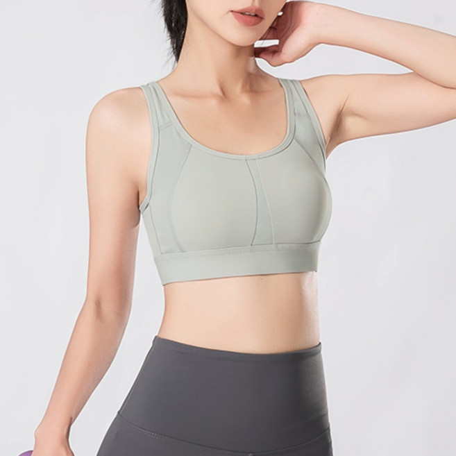 아르앤유 여성 고탄력 요가 런닝 메쉬 스포츠 브라