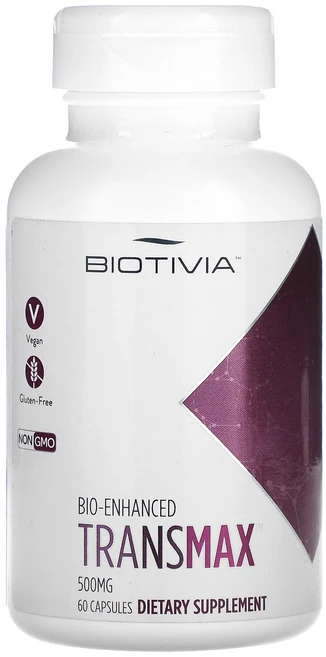 12월눈오는달 Biotivia Transmax 500mg 캡슐 60정 미리준비하세요, BiotiviaTransmax500mg캡슐60정, 1개 - 쿠팡