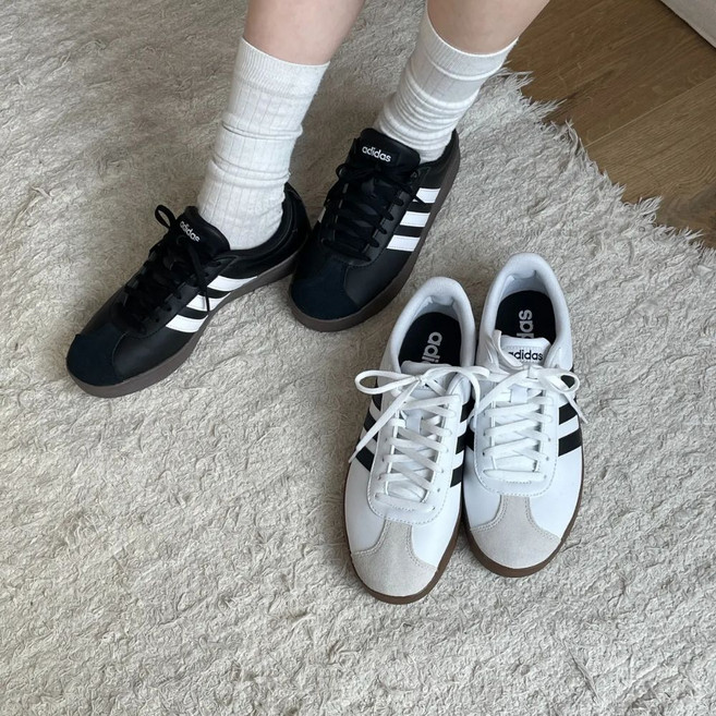 [국내매장정품]아디다스 VL 여성 운동화 스니커즈 삼바 디자인 단화 + Urbanselection 고무신발끈