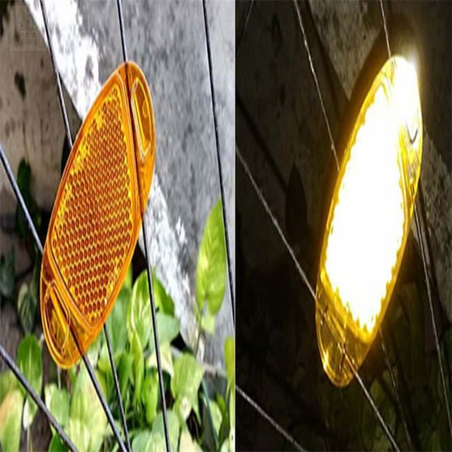포레스트문가네 자전거휠 반사판 자전거안전등, 백색