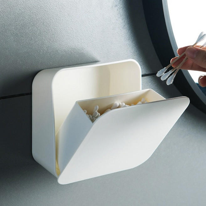 제이에이치컴퍼니 벽걸이 수납케이스, 화이트, 1개