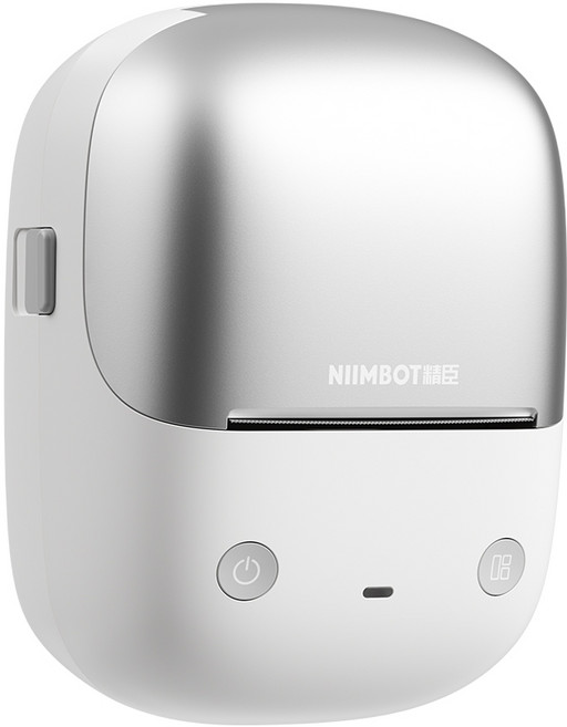 精臣 NIIMBOT B2Pro 標籤機, 1個, B2Pro 冰白銀 高清版