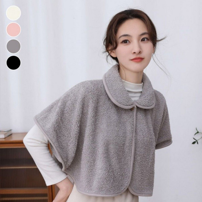 소녀스타일 방한 케이프 망토 엘1004010