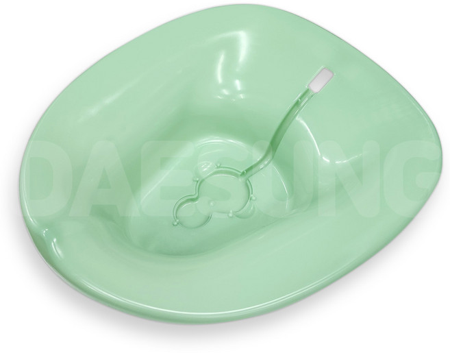 국산 듀오 소프트 좌욕기 가정용 임산부 변기 좌욕 대야, 그린, 1개