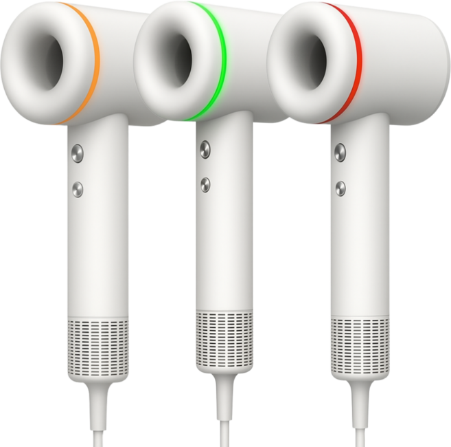 국내KC인증 BLDC 항공모터 저소음 고출력 가벼운 가정용 전문가용 드라이기 1400W, 우유니화이트, 5024HD