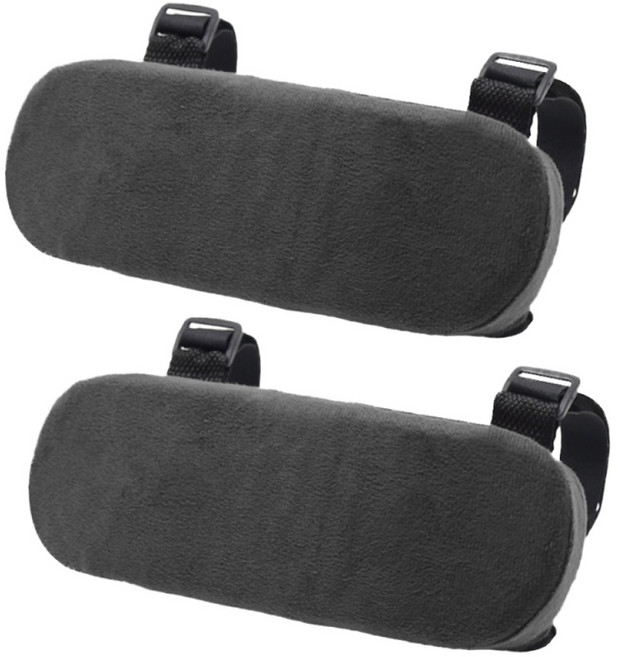 의자 팔걸이 팔꿈치 쿠션 2p, 블랙