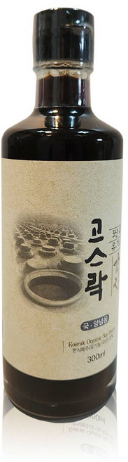 친환경 마음밭 국내산 유기농 가공식품 간장, 300ml, 1개