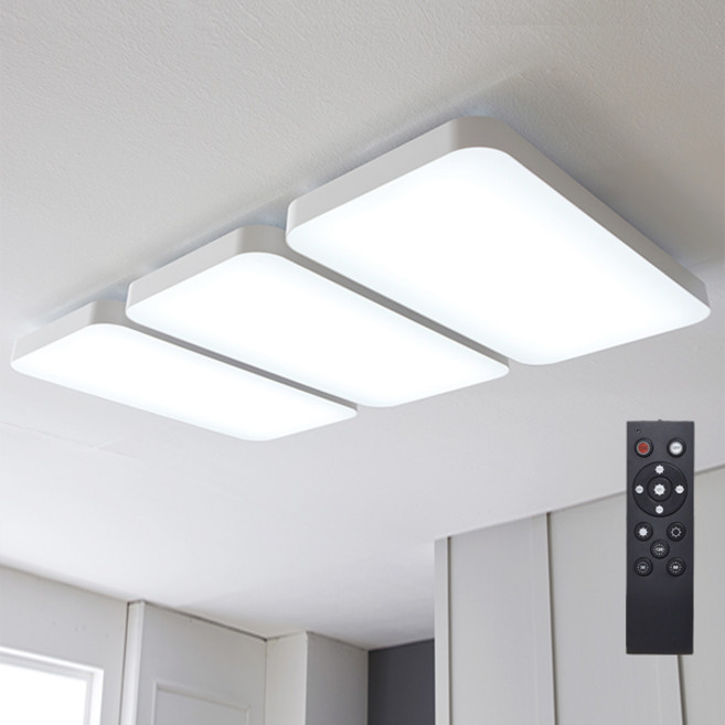 심플 리모컨 거실등 LED 180W, 화이트