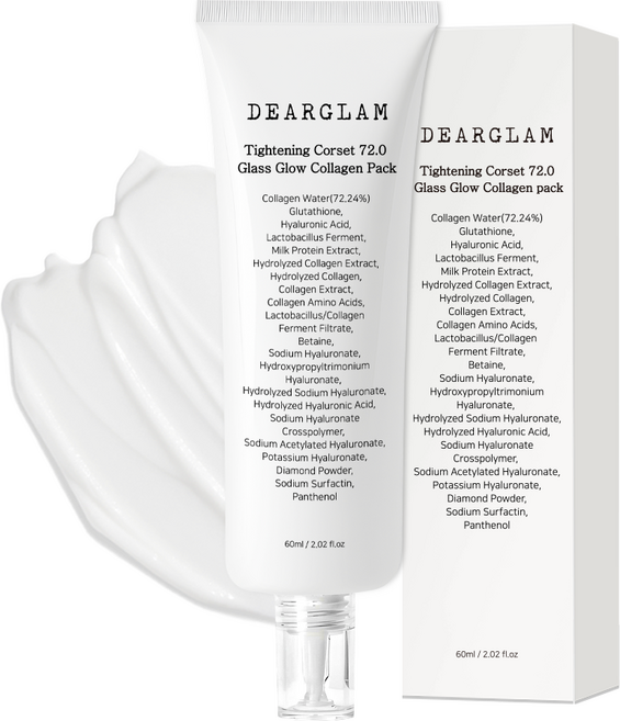 디어글램 탄력 코르셋 72.0 유리알 광채 콜라겐팩 60ml, 1개, 1개입