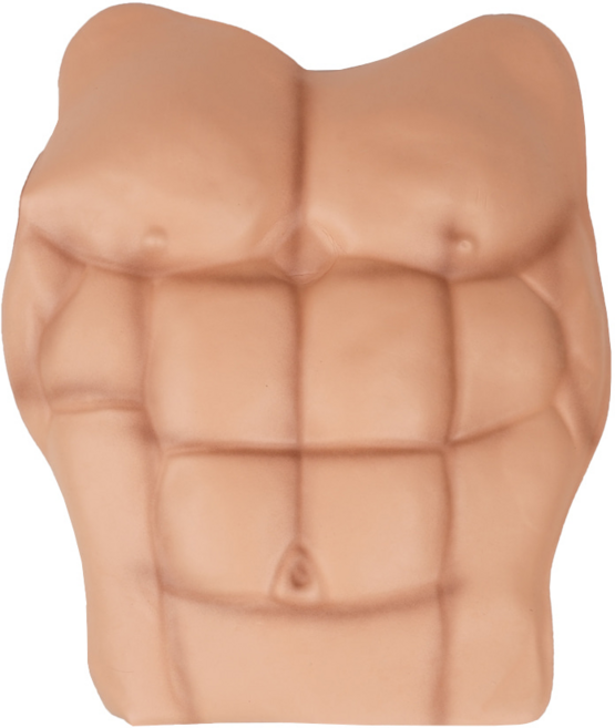 파티짱 식스팩 복근 분장 근육맨 파티 소품, 1개