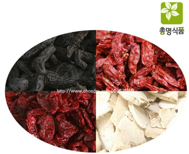 총명식품 숙지황산수유구기자차 재료세트, 1세트