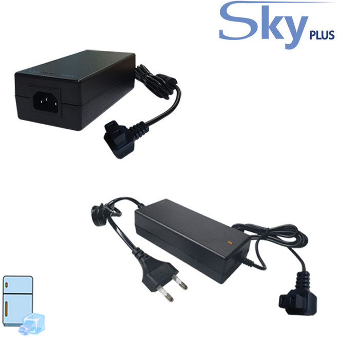 차량용 냉장고 가정용 쌀냉장고 사각잭 어댑터 헤르젠 케민 냉온장고 12V 15V 알피쿨 대한민국, 1) 12V5A 전원일체 사각잭, 1개