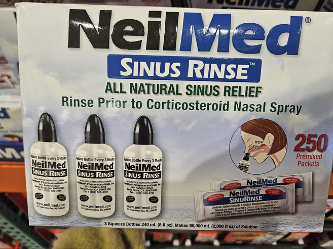 네일메드 코세정제 콤보 용기3ea+분말 250ea 코세척 코스트코