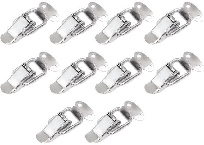 아이베란다 장금장치 매미고리 클램핑 철물 고리 고정 부속, 10개