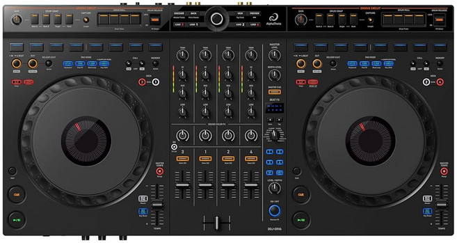 선구적인 DJ AlphaTheta DDJ-GRV6 4채널 퍼포먼스 컨트롤러