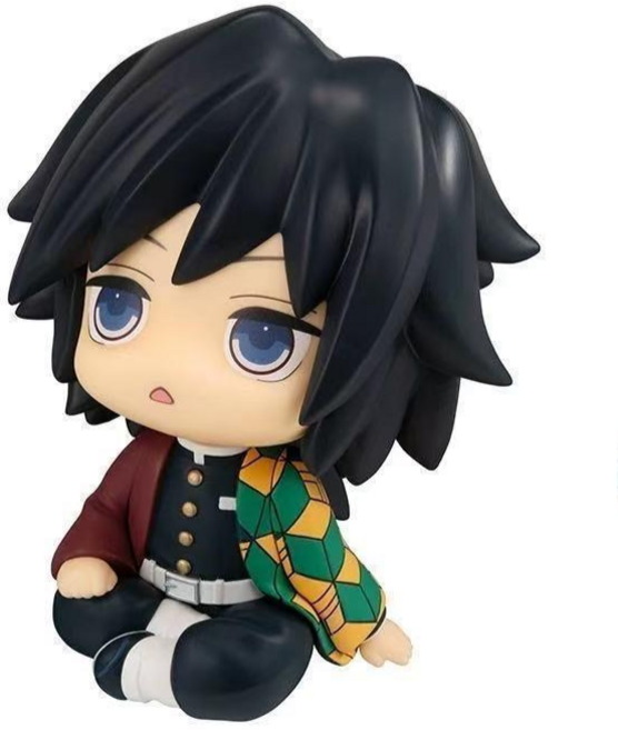 귀칼 룩업 애니 캐릭터 피규어 10cm 데스크 장식 차량 인테리어 소품, 기유