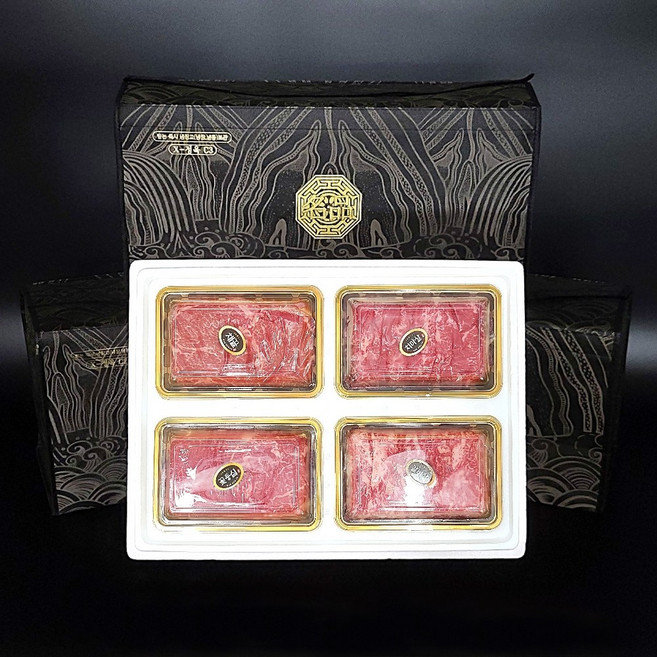 안동 한우 선물세트 1등급이상 치마살 채끝 등심 갈비살 명절 추석 선물, 명품한우선물세트(1호)800g, 1개