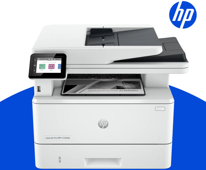 HP 4103FDW 흑백레이저복합기 (토너포함/자동양면인쇄/유무선네트워크/팩스)
