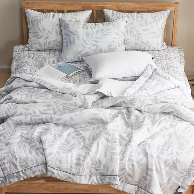 아밍 린다 풍기인견 여름이불 Q, 블루