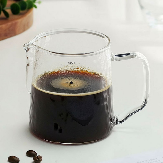 Bestra 홈카페 내열유리 핸드드립 커피서버, 1개, 400ml