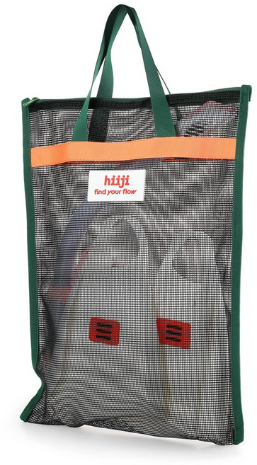 히지 메시 수영 수영장 물놀이 오리발 숏핀 가방 메쉬백 직사각 그린 워터파크