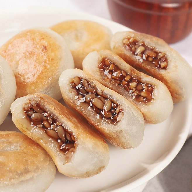 부산명물 씨앗호떡 해바라기 2팩+땅콩 2팩 (총 20개입), 20개, 60g