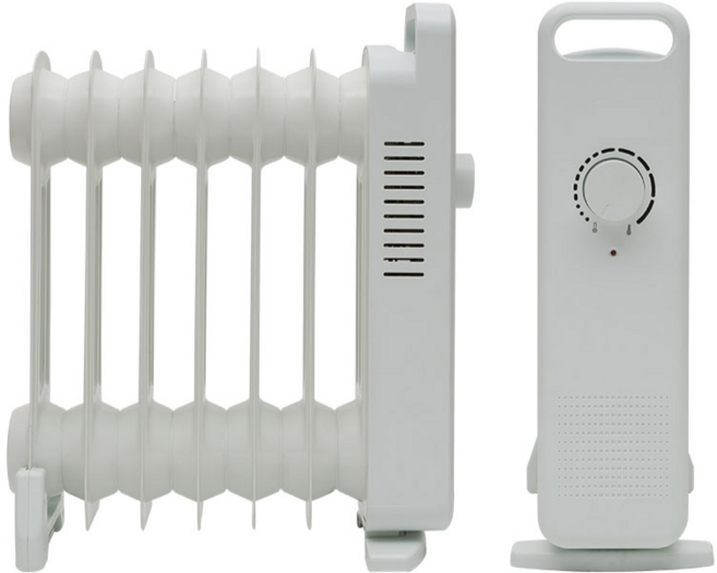 한양테크 미니 라디에이터 저소음 가정용 캠핑용 동파방지, 5핀