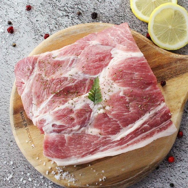 친환경팔도 보성녹차 먹인 한돈 생목살(보쌈용) 300g 500g 1kg