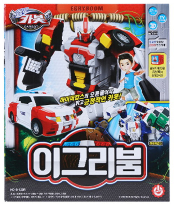 헬로카봇 이그리붐 로봇장난감, 혼합색상, 1개