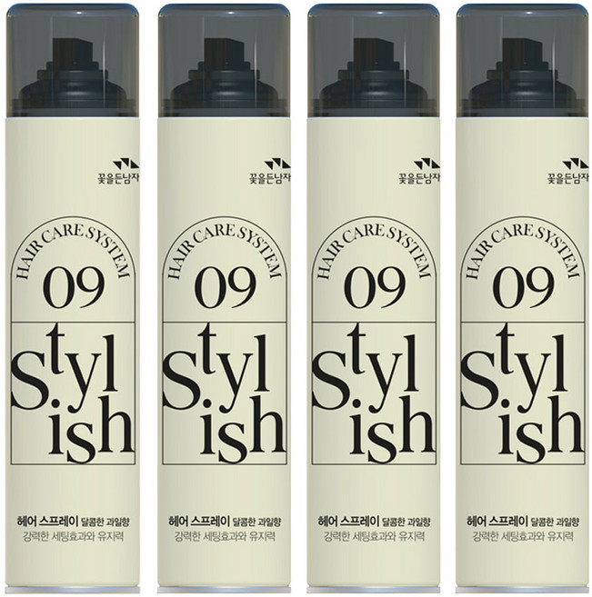 꽃을든남자 헤어스프레이 달콤한과일향, 300ml, 4개