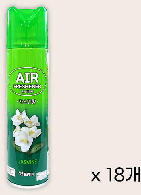 산도깨비 공기청향제 자스민향 300ml 생활용품 > 방향/탈취/제습/살충 방향제 실내용, 18개