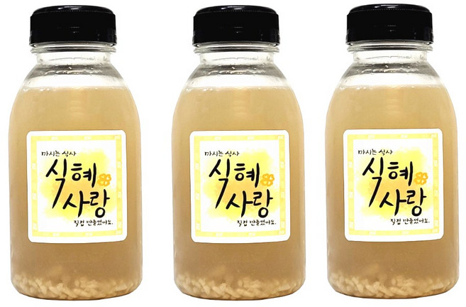 식혜사랑 전통식혜, 3개, 300ml