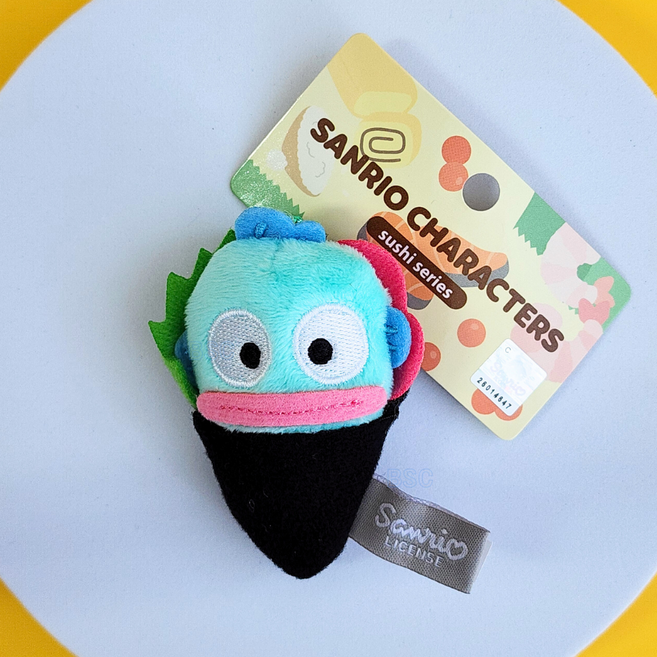 BSC 산리오 초밥 키링 인형 귀여운 인형키링 백꾸 가방고리 미니인형 키홀더 자동차키링 열쇠고리, 1개, 2. 한교동 김마끼 키링, 5cm