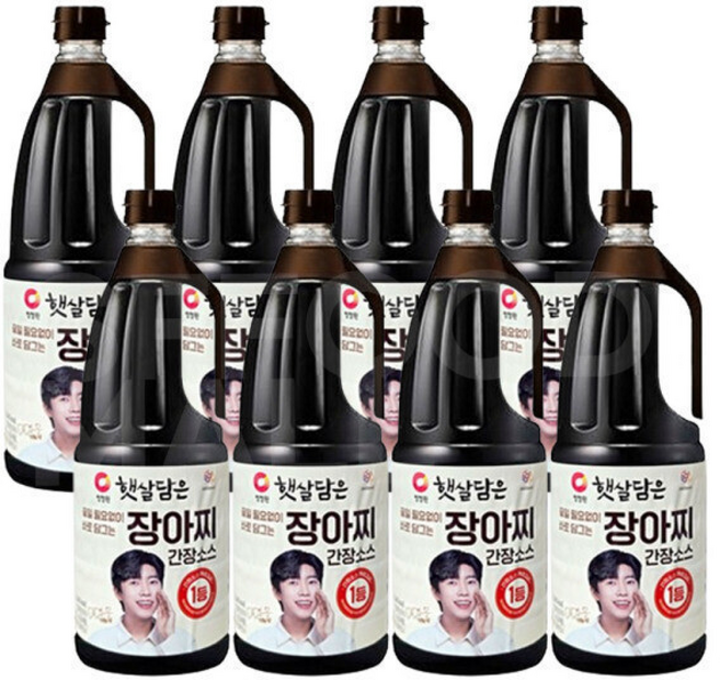 청정원 장아찌 간장소스, 1박스, 1.7L