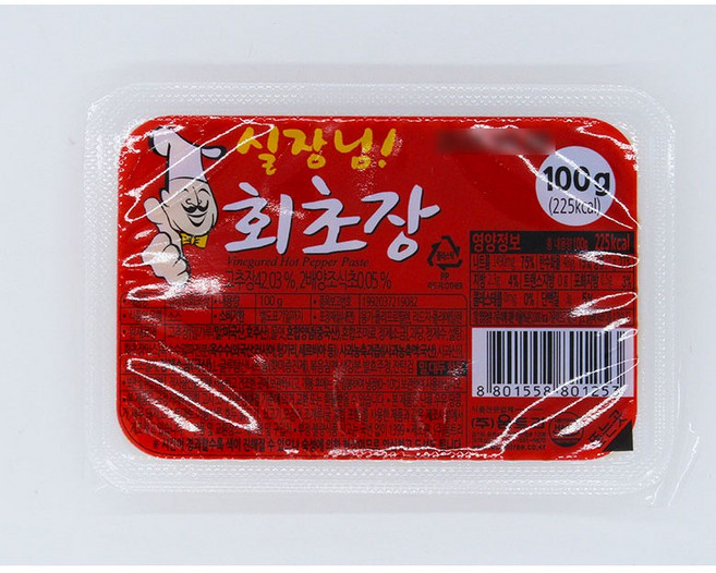 움트리 실장님회초장 일회용 배달용 여행용 포장용 초고추장, 100g, 40개