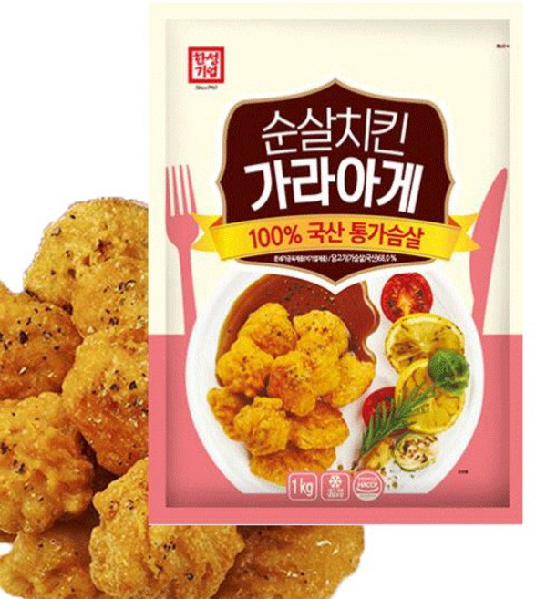 한성 순살치킨 가라아게, 1kg, 1개