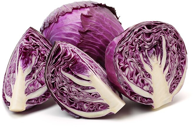 늘바른 국내산 친환경 무농약 적양배추300g3개 900g, 3개, 300g