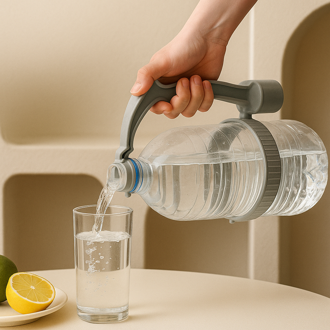 쏨콩 무게분산 손목편안 페트병 손잡이, 1개, 그레이