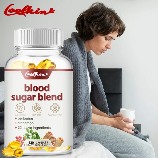 혈당 조절 블렌드 - 베르베린 계피 및 22가지 활성 성분 함유 - 혈당 조절 블렌드 - 건강한 혈당 수치와 기능 지원, 1개, 60정 - 쿠팡