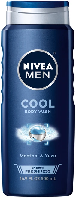 니베아 맨 쿨 바디 워시 멘톨 & 유자, 500ml, 1개 - 쿠팡