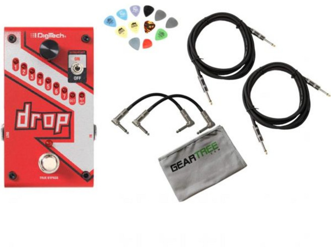 Digitech Drop 컴팩트 폴리포닉 드롭 전원 공급 장치 포함 피치 시프터 튜닝 4캡슐, Digitech Drop 컴팩트 폴리포닉 드롭 전원 공