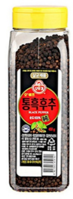 흑후추(홀 오뚜기 450g) 업소용 통후추 알후추, 450g, 1개