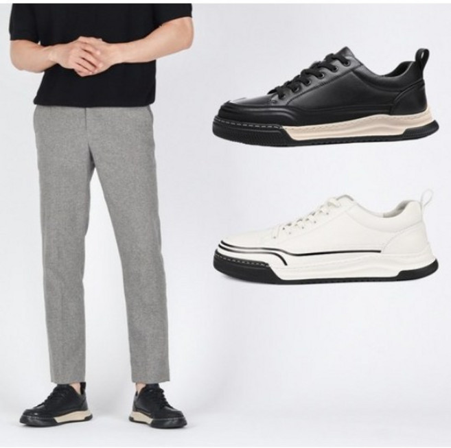 [국내브랜드] TCR 남성 브랜드 소가죽 스니커즈